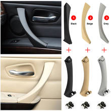 Car Inner Handle Interior Door Panel Pull Trim Cover Gray Beige Black Left Right For BMW 3 series E90 E9 328 325 320 318 316 2024 - buy cheap