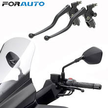 FORAUTO 1 Pair 22mm Motorcycle Brake Clutch Levers Cable Front Brake Aluminum Alloy Front Left and Right Handlebar Clutch Lever 2024 - buy cheap