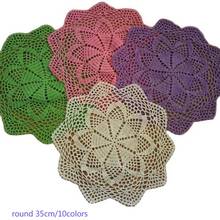 Modern lace crochet Placemat coffee cotton Table place Mat cloth Doily Cup tea Coaster mug Christmas dining drink Pad kitchen 2024 - buy cheap