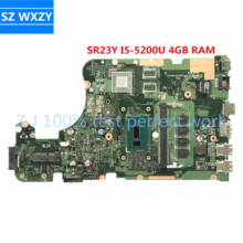 Материнская плата для ноутбука ASUS X555LA X555LAB с SR23Y I5-5200U 4 Гб RAM X555LD REV: 3,3 60NB0650-MB7710 MB 100% протестированная Быстрая доставка 2024 - купить недорого