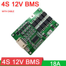4S 12V 18A BMS W Balance LiFePO4 Lithium iron phosphate battery protection board 12.8V 32650 batteries 20A current limit 2024 - buy cheap