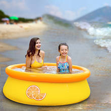 Removable Children'S Pool Inflatable Swimming Pool Children'S Outdoor Play Orange Shape Swimming Pool Piscina Desmontable 2024 - buy cheap