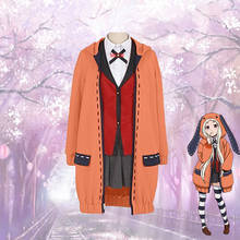 Anime Kakegurui figura de Cosplay Yomotsuki runa Cosplay disfraz JK uniforme escolar niña Sudadera con capucha Halloween vestido pelucas para mujeres 2024 - compra barato