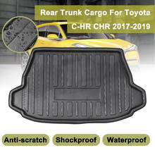 Boot Mat Rear Trunk Liner Cargo Mud Pad Kick Guard Protector waterproof For Toyota C-HR CHR 2017 2018 2019+ Floor Tray Carpet 2024 - buy cheap