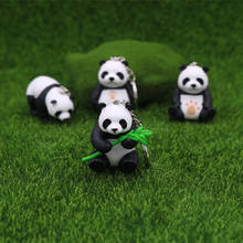 Chaveiro de panda com pingente, chaveiro de pvc fofo com desenho animado 2024 - compre barato