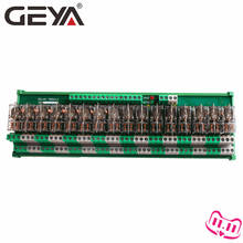 GEYA 2NG2R 16 Channel Omron Relay Module  PLC 2NO 2NC 12VDC 24VDC DPDT Relay Replaceable 2024 - buy cheap