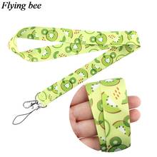 Flyingbee-chaveiro com desenhos para telefone, cordão de frutas, cordão de pescoço para cartão de identidade x0649 2024 - compre barato