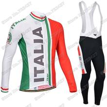 2021 Summer Italy National Team Cycling Jersey Set Italia Tour Complete Cycling Clothing Long Sleeve Road Bike Suit MTB Tops 2024 - buy cheap