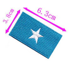 Patch bordado para bandeira da austrália, 6.3cm de largura, costura em ferro de alta qualidade, emblema nacionais, estrela, azul patch/ilha 2024 - compre barato