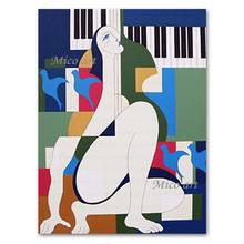Modern Living Room Wall Decorative Item Abstract Picasso Canvas Oil Painting Reproduction No Frame Wall Canvas Art Panel Set 2024 - buy cheap