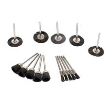 15Pcs Dremel Accessories Steel Wire Wheel Brushes Polishing Buffing Wheel Grinding Deburring Brushes Set for Metal Mini Drill 2024 - buy cheap