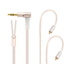 Earphone Cable MMCX 8 core Silver and Copper Mixed Earphone Upgrade Cable Replacement For SE535 SE846 UE900 Headphone Wire 2024 - buy cheap