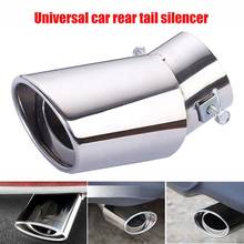 Universal Car Rear Round Stainless Steel Exhaust Pipe Tail Muffler Accessories 2019 2024 - buy cheap