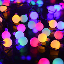 Decorative LED Ball String Lights Wedding Fairy Light Christmas Outdoor Indoor 10M 5M Garland Holiday Party Garden Decoration 2024 - buy cheap