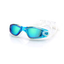Óculos de natação à prova dwaterproof água anti-fog arena prescrição natação eyewear silicone grande mergulho ajustável óculos de proteção 2024 - compre barato