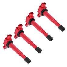 Hot Sell Brand New 4pcs/Set Element Car Ignition Coil Fit for Honda Accord Civic RSX CSX Auto Parts UF311 (Red) Car Accessories 2024 - buy cheap