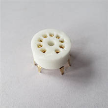 Керамика ламповая панель GZC9-Y-3 GZC9-Y-3-G 9 pin с позолотой электронная трубка розетка для 12AX7 12AT7 6p1 6n2 ламповый усилитель 2024 - купить недорого