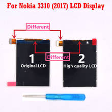 HKFASTEL New Original Mobile phone LCD For Nokia 3310 2017 3G TA-1022 TA-1036 TA-1006 Version LCD Display Digitizer + Tool 2024 - buy cheap