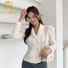 2020 New Women Fashion Blouse Korean Chic Lapel Double Breasted Lady Casual Slim Shirt Autumn New Long Sleeve Top 2024 - buy cheap