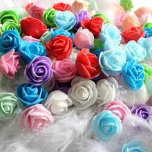 500Pcs PE Foam Rose Head Artificial Flower for DIY Bear Doll Wedding House Decor Festive & Party Supplies 2024 - buy cheap
