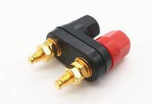 50PCS Top Quality Banana plugs Couple Terminals Red Black Connector Amplifier Terminal Binding Post Banana Speaker Plug Jack 2024 - buy cheap