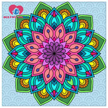 Pintura de mandala com diamantes, pintura de mosaico com diamantes para decoração de casa e de strass 2024 - compre barato