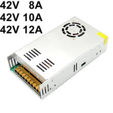 Controlador del interruptor de la fuente de alimentación 420 V 110V AC a DC, transformador regulado para máquina de grabado de Motor paso a paso, 42V 8A 10A 12A 220 W 2024 - compra barato