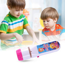 Детский проектор с фонариком, милая мультяшная игрушка, ночник для фотографирования, светильник для сна, Обучающие веселые игрушки 2024 - купить недорого
