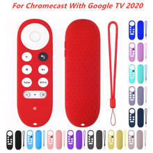 2021 Silicone Remote Control Cover For Chromecast With Google TV Voice Remote Anti-Lost Case For Chromecast Dropshipping 2024 - buy cheap