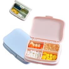 Travel Pill Box Holder Weekly Medicine Storage Organizer Container Drug Tablet Dispenser Independent Lattice Plastic Pill Case 2024 - buy cheap