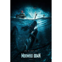 Póster de tela de seda D1066 de Mermaid Down, póster de película clásica maravillosa, decoración artística para interiores, regalo de pintura 2024 - compra barato