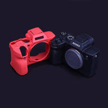 Capa protetora de silicone para câmera, case de silicone para câmera, armadura de silicone, para sony alpha, a7r4, a7 iv/a7r iv/a7m4/bolsa da câmera digital a7rm4 2024 - compre barato