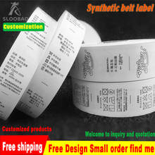 Width3cm Printed Ribbon Synthetic With Home Textile Clothing And Apparel Custom Washing Label Wool Composition Label 2024 - buy cheap