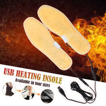 Warmer Pads USB Skiing Healthy Heater Insoles Electrothermal Insole Plush Snow Winter Clothing Heating Sock Shoe Battery 2024 - buy cheap