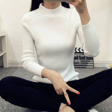 2020 Direct Selling Cotton Poncho Sweater Women New Korean Semi Shirt Female Sleeved Pullover Sweater Slim Thickening 2024 - buy cheap