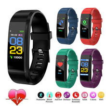 ID115Plus Smart Watch for Women Men Fitness Tracker Bracelet Bluetooth Wearable Wristband with Heart Rate Sleep Monitor 2024 - buy cheap