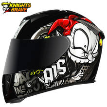 Casco de Moto todoterreno para hombre y mujer, protector de cara completa para Motocross, carreras, doble lente 2024 - compra barato