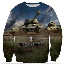 3D Print Sweatshirts Game World Of Tanks Hoodies Unisex Pullover Hoodie Long Sleeve Crewneck Hiphop Streetwear Hoody Sudaderas 2024 - buy cheap