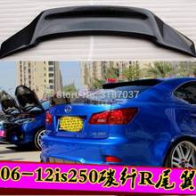 for Lexus IS200 IS250 IS350 IS300 AWD/IS200T 2014-2018 Carbon Fiber Rear Roof Spoiler Wing Trunk Lip Boot Cover Car Styling 2024 - buy cheap