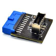 USB 3,0 19-Pin внутренний коннектор USB 3,1/3,2 Тип C Ключ 20-контактный разъем преобразователь док-станция для ноутбука Мощность адаптер 2024 - купить недорого