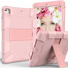 Case For iPad 6 Air 2 9.7 inch Kids Baby Safe Armor Shockproof Heavy Silicone Hard Stand Tablet Cover For iPad 6 Air 2 Funda+pen 2024 - buy cheap