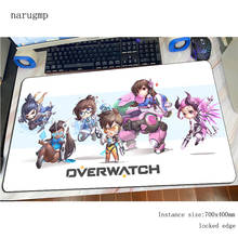 overwatch mouse pad gamer 80x40cm mousepad cute rubber desk mat home gaming padmouse accessories pc game keyboard mats oversized 2024 - buy cheap