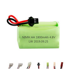 4.8v 1800mah NiMH Battery For Rc toys Cars Guns Tanks Robots 4.8v Rechargeable Battery AA Battery Pack 1-10Pcs For RC boats 2024 - buy cheap