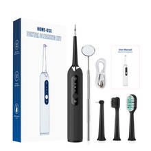 Raspador Dental eléctrico 2 en 1, removedor de cálculo Dental, blanqueador Dental, raspador, instrumento de belleza Dental 2024 - compra barato