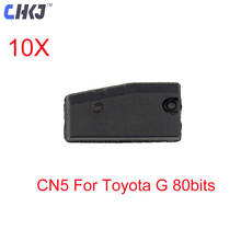 CHKJ 10PCS/LOT Car Key Chip Copy for Toyota G 80Bits Auto Transponder CN5 Chip for CN900 ND900 Replace CN2 Copy 4D TPX2 2024 - buy cheap