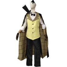 2019 Gravity Falls Bill Cipher Cosplay Costume Bill And Will Cosplay Costume Full Set With Hat And Cloak 2024 - buy cheap
