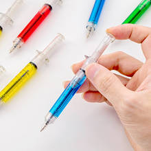 4pcs Novelty doctor Syringe ballpoint pen Blue color ink pens for writing Funny Stationery ballpen gift Office school A6219 2024 - buy cheap