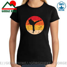 2021 Newest Fashion Kyokushin Karate T shirt women Taekwondo Karate T-shirt Shotokan Karate T shirt Kung FuKarate Kids tee shirt 2024 - buy cheap