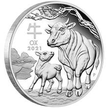 Австралийская Серебряная монета 2021 бык животное посеребренные монеты КОПИЯ Elizabeth монеты сувенирные подарки Прямая поставка 2024 - купить недорого