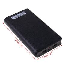 Caja de batería de Banco de energía USB Dual 8X18650, cargador de teléfono móvil, carcasa artesanal 2024 - compra barato